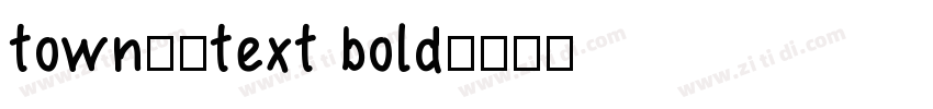 town80text bold字体转换